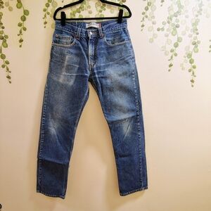 Levi’s 505 Regular Fit Jeans Men’s W32 L34 Blue Denim Straight Leg